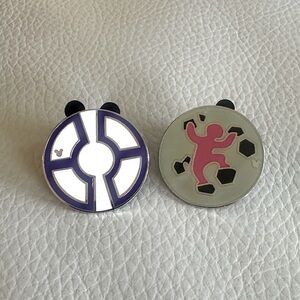 Official Disney Trading Pins dancer and ball with hidden Mickey accents
